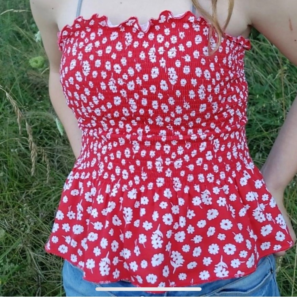 Floral Tube Top Womens size 1
